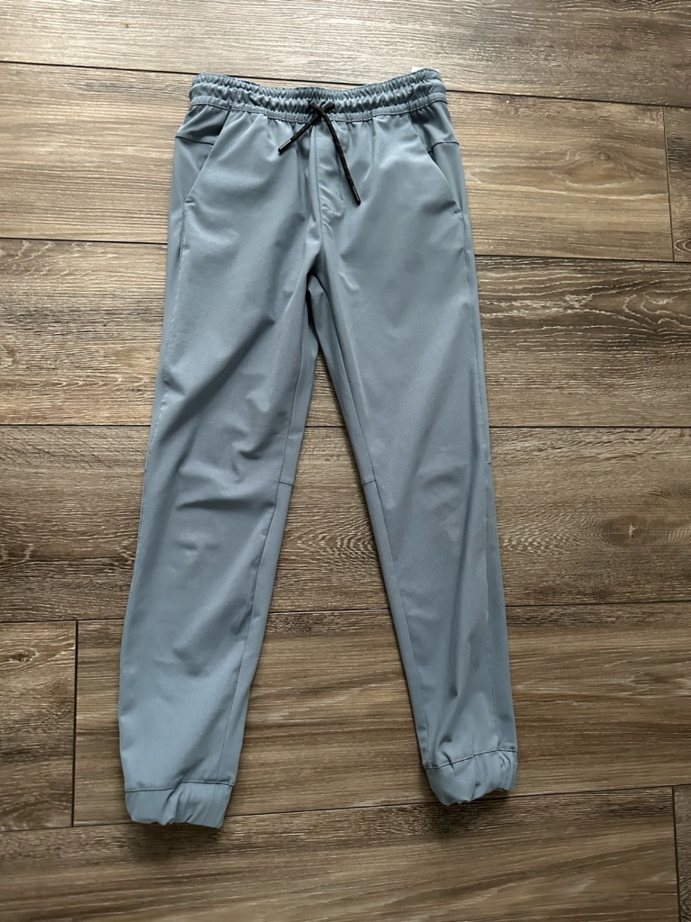 Tech Appar/ boys 12 Casual Drawstring Jogger Pants - Slate Blue